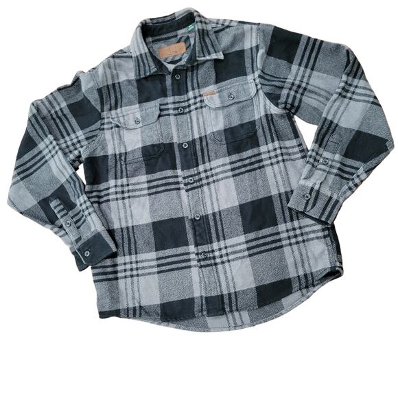Orvis Other - Orvis Plaid Flannel Shirt Jacket Button Front Pockets Size Medium